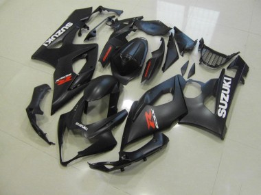 Preto Fosco & Branco Decalques Carenagem Moto Suzuki GSXR 1000 K5 05-06