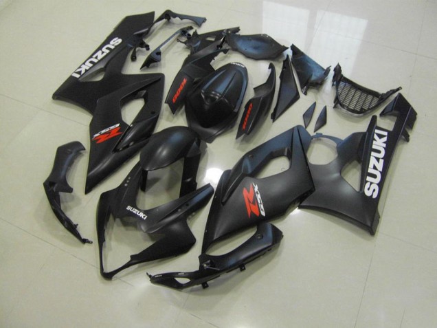 Preto Fosco & Branco Decalques Carenagem Moto Suzuki GSXR 1000 K5 05-06 Preto Fosco & Branco Decalques Carenagem Moto Suzuki GSXR 1000 K5 05-06