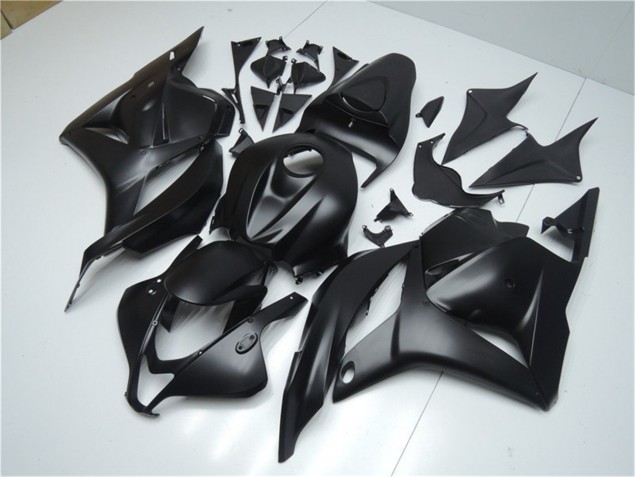 Preto Fosco Carenagem Moto Honda CBR 600RR 09-12 Preto Fosco Carenagem Moto Honda CBR 600RR 09-12