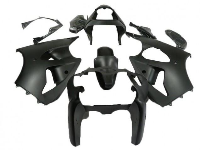 Preto Fosco Carenagem Moto Kawasaki ZX6R 00-02 Preto Fosco Carenagem Moto Kawasaki ZX6R 00-02