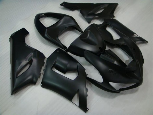 Preto Fosco Carenagem Moto Kawasaki ZX6R 05-06 Preto Fosco Carenagem Moto Kawasaki ZX6R 05-06