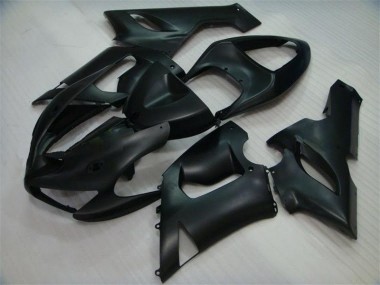 Preto Fosco Carenagem Moto Kawasaki ZX6R 05-06