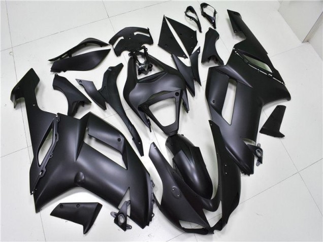 Preto Fosco Carenagem Moto Kawasaki ZX6R 07-08 Preto Fosco Carenagem Moto Kawasaki ZX6R 07-08
