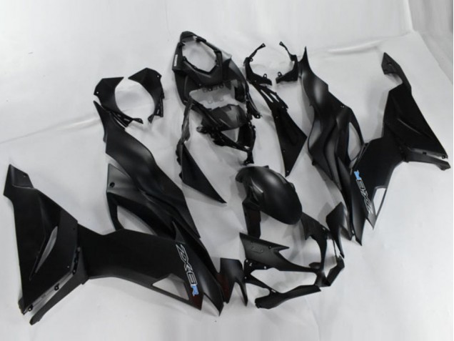 Preto Fosco Carenagem Moto Kawasaki ZX6R 19-23 Preto Fosco Carenagem Moto Kawasaki ZX6R 19-23