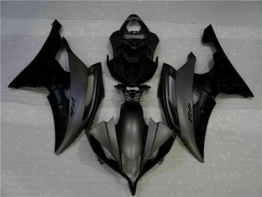 Preto Fosco Carenagem Moto & Plástico Moto Yamaha R6 08-16