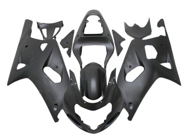 Preto Fosco Carenagem Moto Suzuki GSXR 600 / 750 K1 K2 K3 01-03 Preto Fosco Carenagem Moto Suzuki GSXR 600 / 750 K1 K2 K3 01-03