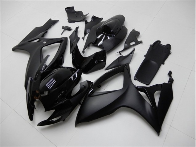 Preto Fosco Carenagem Moto Suzuki GSXR 600 / 750 K6 06-07 Preto Fosco Carenagem Moto Suzuki GSXR 600 / 750 K6 06-07