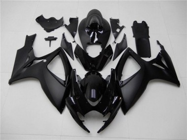 Preto Fosco Carenagem Moto Suzuki GSXR 600 / 750 K6 06-07