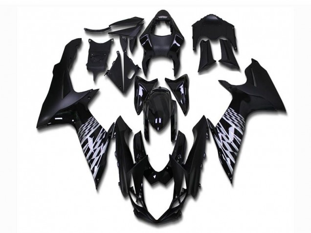 Preto Fosco Carenagem & Plástico Moto Suzuki GSXR 600 / 750 K11 11-21 Preto Fosco Carenagem & Plástico Moto Suzuki GSXR 600 / 750 K11 11-21