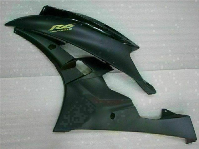 Preto Fosco Carenagem & Plástico Moto Yamaha R6 06-07 Preto Fosco Carenagem & Plástico Moto Yamaha R6 06-07