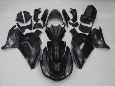 Preto Fosco Carroçaria Moto Kawasaki ZX14R ZZR 1400 06-11