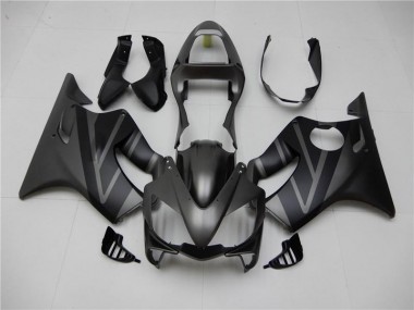 Preto Fosco Cinzento Carenagem Moto Honda CBR 600 F4i 01-03