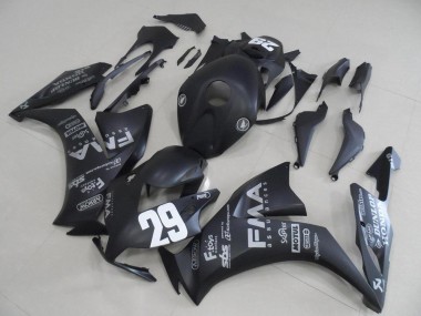 Preto Fosco Cinzento Decalques 29 Carenagem Moto Honda CBR 1000RR 12-16