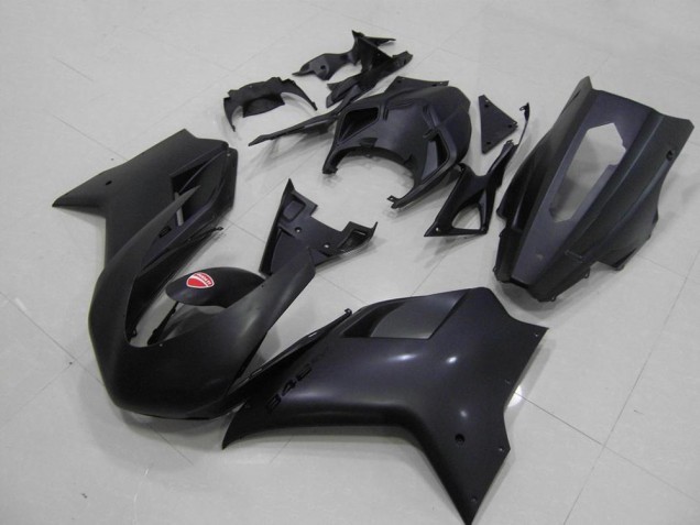 Preto Fosco Corrida Verision Carenagem Moto Ducati 848 1098 1198 07-14 Preto Fosco Corrida Verision Carenagem Moto Ducati 848 1098 1198 07-14