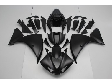 Preto Fosco Kits Carenagem Moto Yamaha R1 12-14