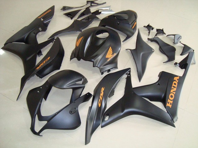 Preto Fosco Kits Completo Carenagem Moto Honda CBR 600RR 07-08 Preto Fosco Kits Completo Carenagem Moto Honda CBR 600RR 07-08