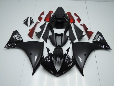 Preto Fosco Moto Plásticos Yamaha R1 12-14