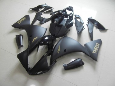 Preto Fosco Ouro Adesivo Carenagem Moto Yamaha R1 09-11