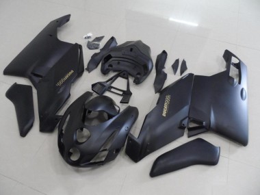 Preto Fosco Ouro Decalques Carenagem Moto Ducati 749 999 03-04