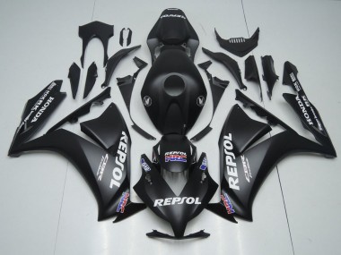 Preto Fosco Repsol Abs Moto Plásticos Honda CBR 1000RR 12-16
