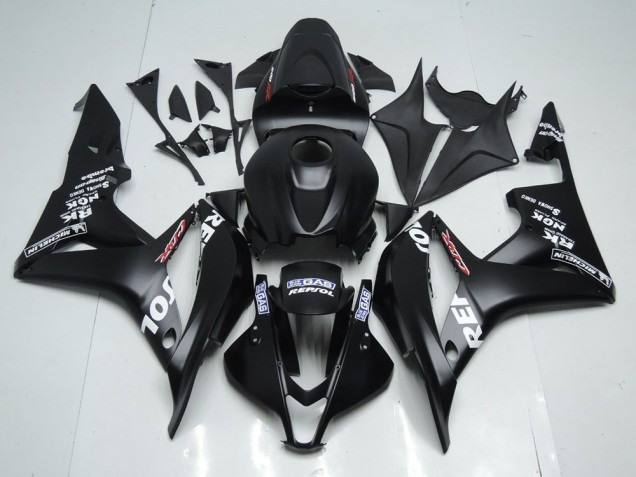 Preto Fosco Repsol Carenagem Moto Honda CBR 600RR 07-08