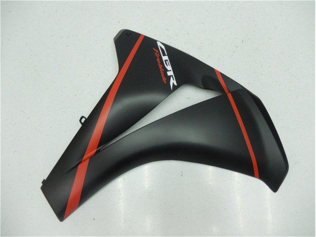 Preto Fosco Vermelho Carenagem Moto Honda CBR 1000RR 08-11 Preto Fosco Vermelho Carenagem Moto Honda CBR 1000RR 08-11