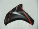 Preto Fosco Vermelho Carenagem Moto Honda CBR 1000RR 08-11 Preto Fosco Vermelho Carenagem Moto Honda CBR 1000RR 08-11