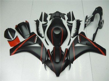 Preto Fosco Vermelho Carenagem Moto Honda CBR 1000RR 08-11