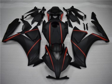 Preto Fosco Vermelho Carenagem Moto Honda CBR 1000RR 12-16
