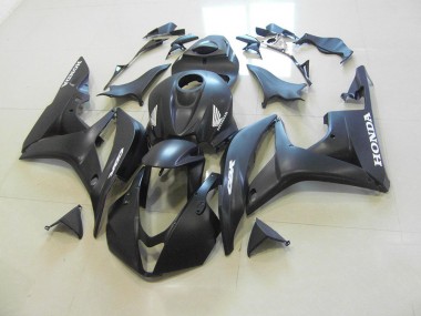 Preto Fosco Versão de Corrida Carenagem Moto Honda CBR 600RR 07-08