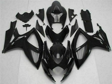 Preto Injeção Kit Carenagem Suzuki GSXR 600 / 750 K6 06-07