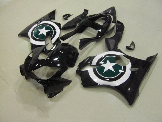 Preto Kit Carenagem Moto Honda CBR 600 F4i 01-03 Preto Kit Carenagem Moto Honda CBR 600 F4i 01-03