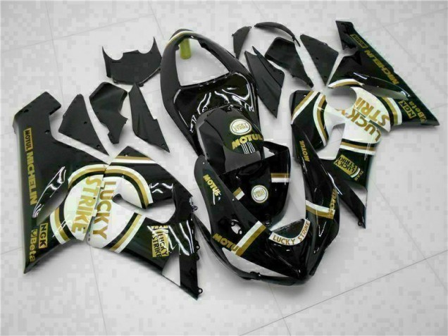 Preto Kit Carenagem Moto Kawasaki ZX6R 05-06 Preto Kit Carenagem Moto Kawasaki ZX6R 05-06