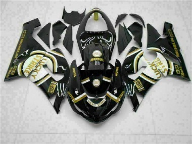 Preto Kit Carenagem Moto Kawasaki ZX6R 05-06