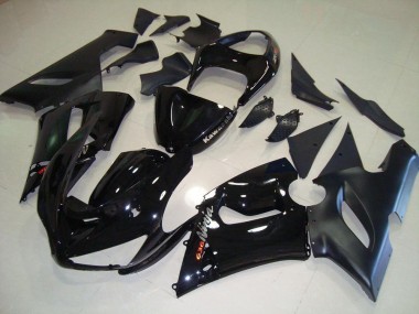Preto Kit Carenagem Moto Kawasaki ZX6R 05-06