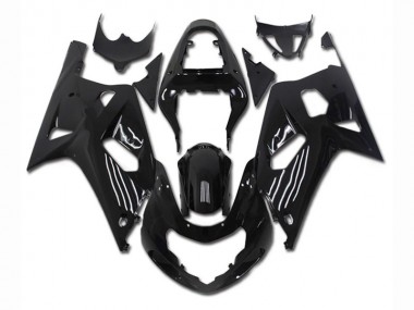 Preto Kit Carenagem Moto Suzuki GSXR 600 / 750 K1 K2 K3 01-03