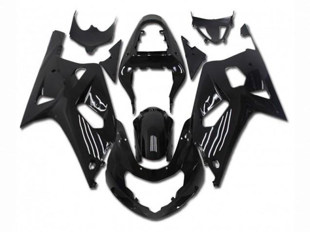 Preto Kit Carenagem Moto Suzuki GSXR 600 / 750 K1 K2 K3 01-03 Preto Kit Carenagem Moto Suzuki GSXR 600 / 750 K1 K2 K3 01-03