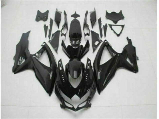 Preto Kit Carenagem Moto Suzuki GSXR 600 / 750 K8 08-10 Preto Kit Carenagem Moto Suzuki GSXR 600 / 750 K8 08-10