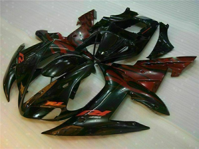 Preto Kit Carenagem Moto Yamaha R1 02-03 Preto Kit Carenagem Moto Yamaha R1 02-03