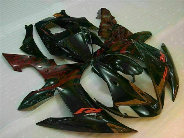 Preto Kit Carenagem Moto Yamaha R1 02-03 Preto Kit Carenagem Moto Yamaha R1 02-03