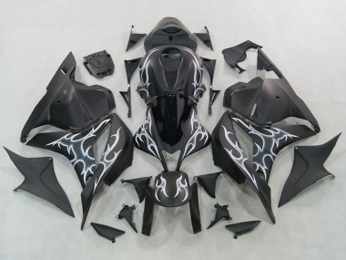 Preto Kit Completo Carenagem Moto Honda CBR 600RR 07-08