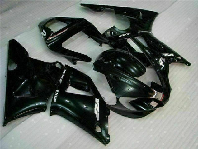 Preto Kit Completo Carenagem Moto Yamaha R1 00-01 Preto Kit Completo Carenagem Moto Yamaha R1 00-01