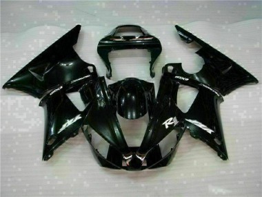 Preto Kit Completo Carenagem Moto Yamaha R1 00-01