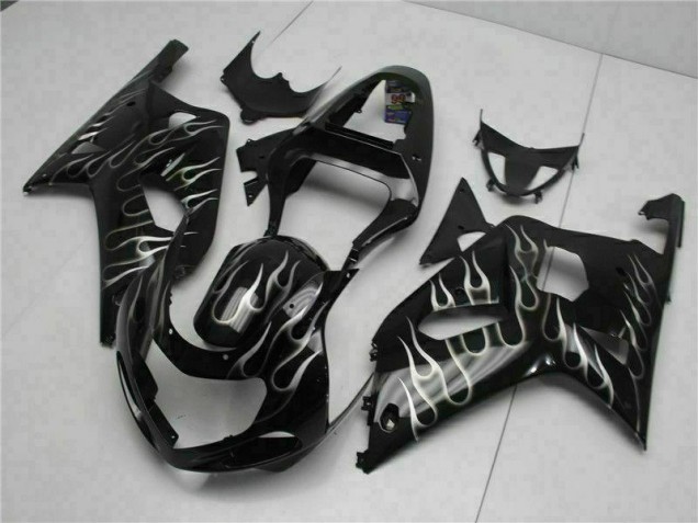 Preto Kits Carenagem Moto Suzuki GSXR 600 / 750 K1 K2 K3 01-03 Preto Kits Carenagem Moto Suzuki GSXR 600 / 750 K1 K2 K3 01-03