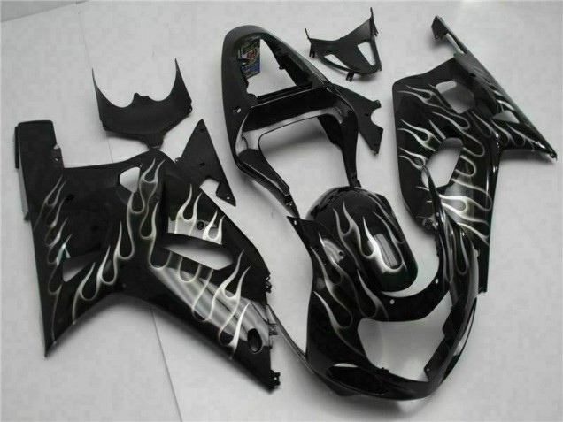 Preto Kits Carenagem Moto Suzuki GSXR 600 / 750 K1 K2 K3 01-03 Preto Kits Carenagem Moto Suzuki GSXR 600 / 750 K1 K2 K3 01-03