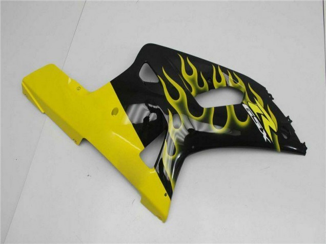 Preto Kits Carenagem Moto Suzuki GSXR 600 / 750 K1 K2 K3 01-03 Preto Kits Carenagem Moto Suzuki GSXR 600 / 750 K1 K2 K3 01-03