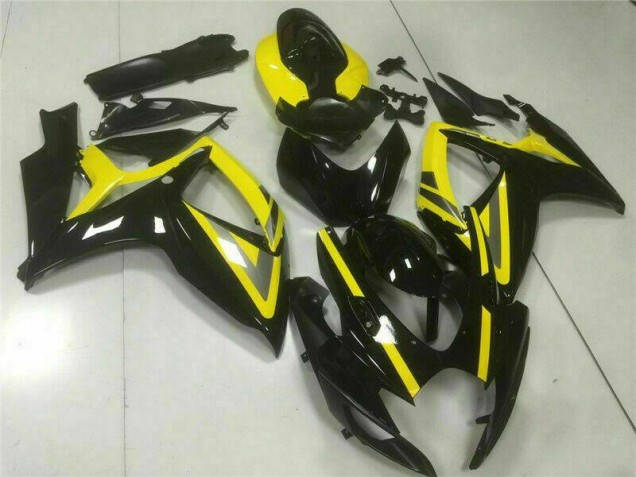 Preto Kits Completo Carenagem Moto Suzuki GSXR 600 / 750 K6 06-07 Preto Kits Completo Carenagem Moto Suzuki GSXR 600 / 750 K6 06-07