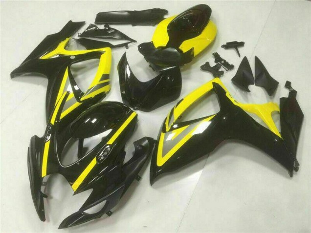 Preto Kits Completo Carenagem Moto Suzuki GSXR 600 / 750 K6 06-07 Preto Kits Completo Carenagem Moto Suzuki GSXR 600 / 750 K6 06-07