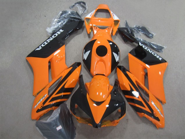Preto Laranja Abs Motocicleta Plástico Honda CBR 1000RR 04-05 Preto Laranja Abs Motocicleta Plástico Honda CBR 1000RR 04-05