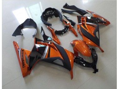 Preto Laranja Carenagem Moto Kawasaki ZX 300R 13-16